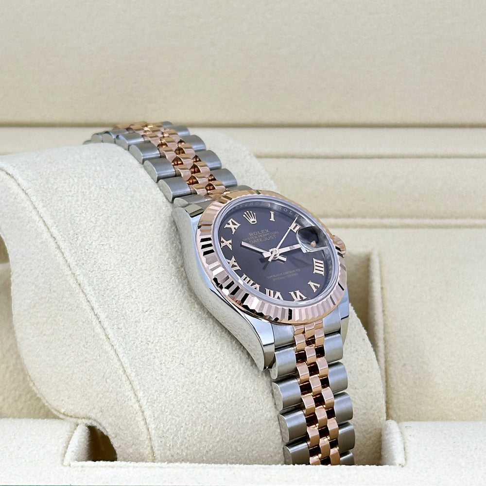 Lady-Datejust 28, Oystersteel and 18k Everose Gold, Ref# 279171-0009