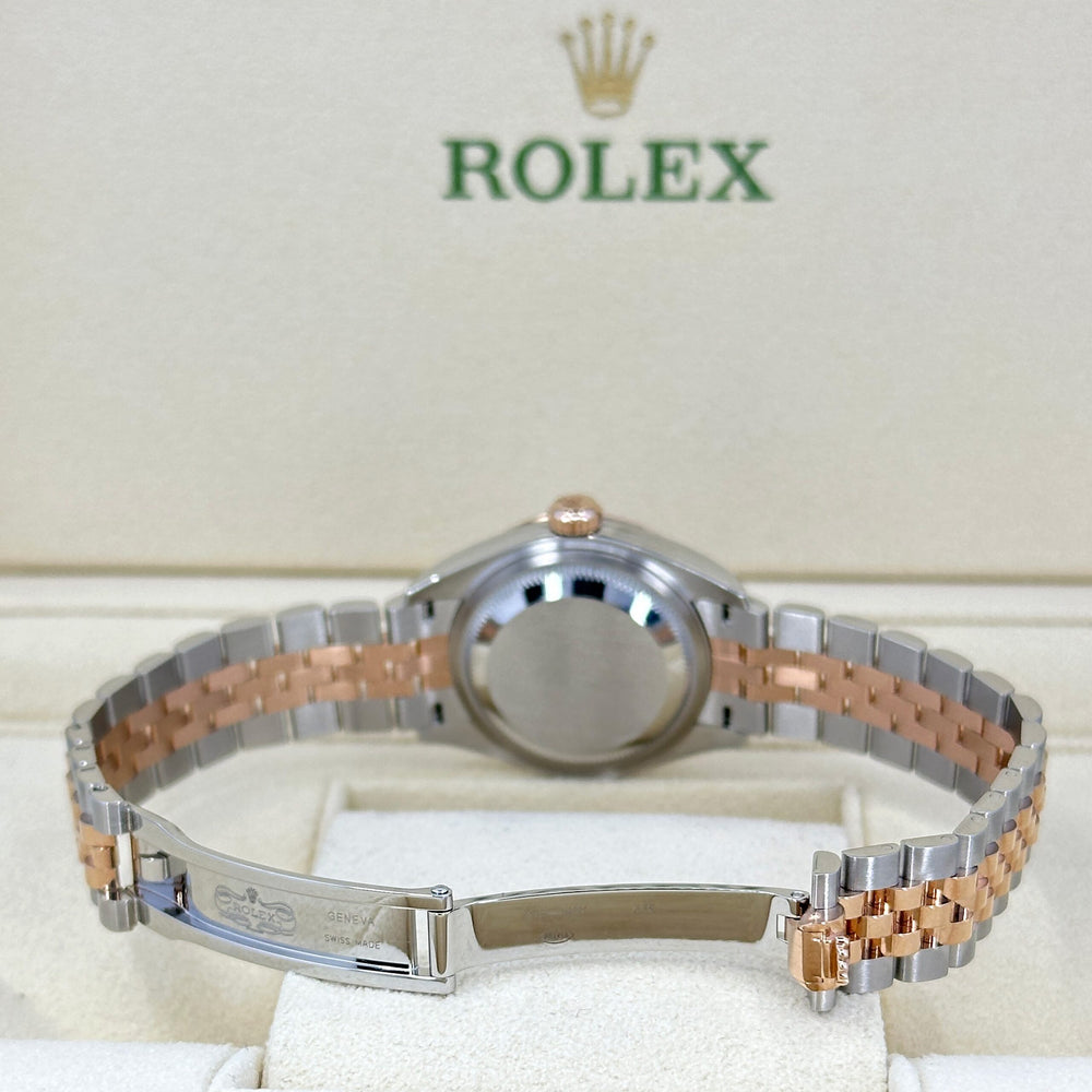 Lady-Datejust 28, Oystersteel and 18k Everose Gold, Ref# 279171-0009