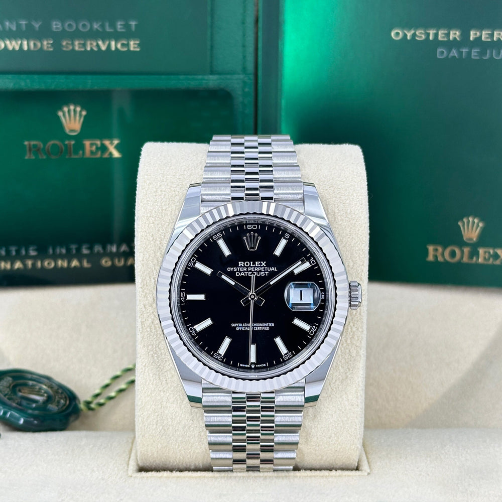 Datejust 41 Oystersteel and white gold Ref# 126334-0018