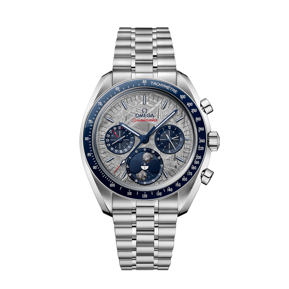 Unworn, Speedmaster Moonphase, Stainless Steel, Chronograph, 43 mm, Ref# 304.30.43.52.06.001, box and papers