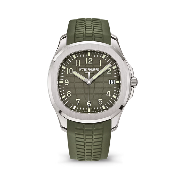 Aquanaut Jumbo Date, Sweep Seconds, 18k White Gold, 42,2 mm, Ref# 5168G-010