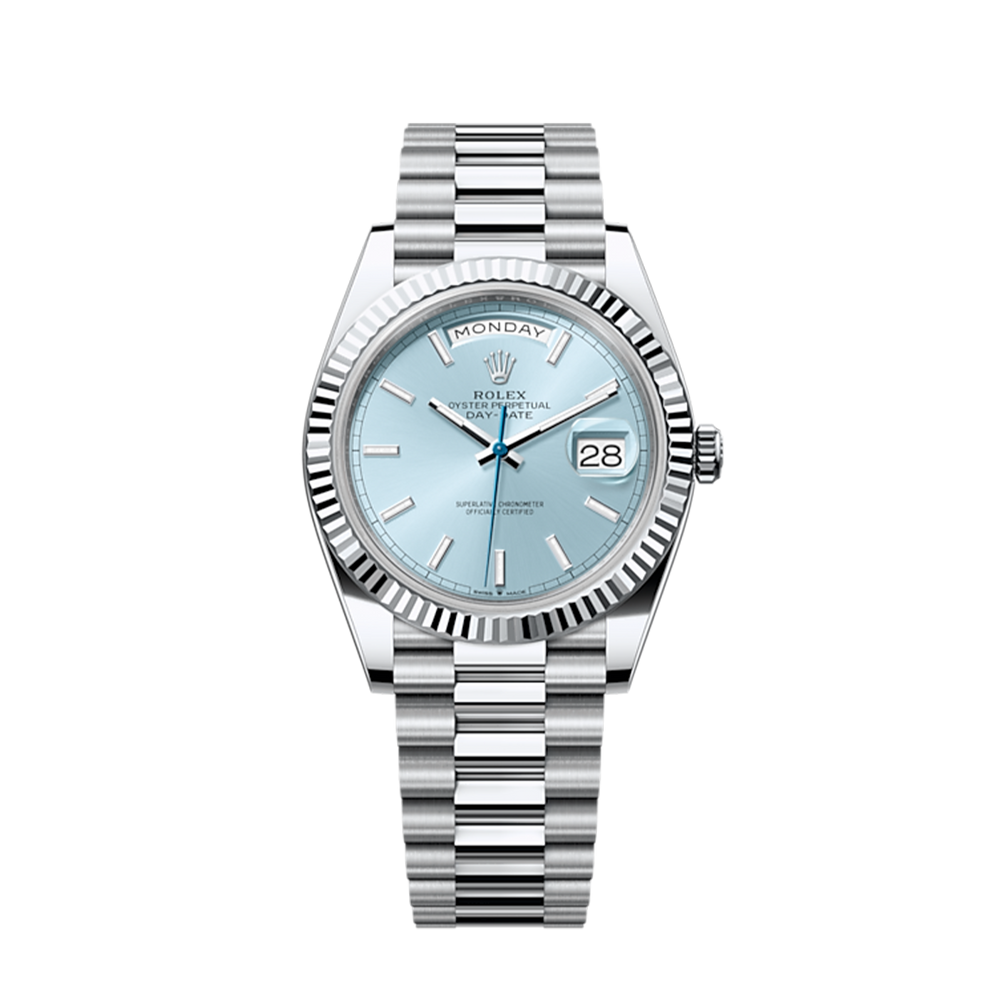 Day-Date 40, Platinum, 40mm, Ref# 228236-0018