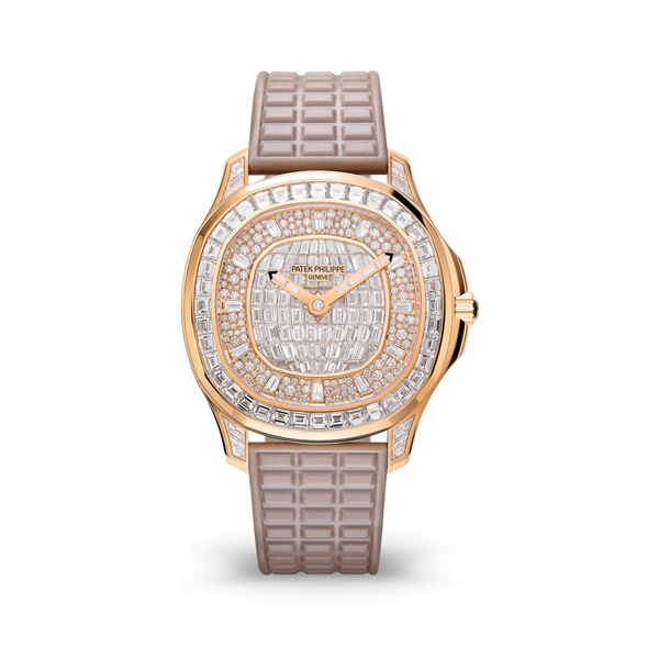 Aquanaut Luce Haute Joaillerie, 18k Rose Gold with 313 diamonds ~7,9ct, 38,8mm, Ref# 5062/450R-001