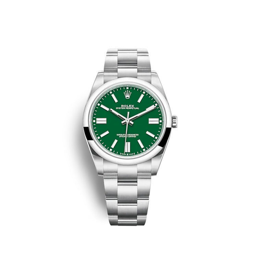 Oyster Perpetual 41 No Date, Oystersteel, 41mm, Oyster, Ref# 124300-0005