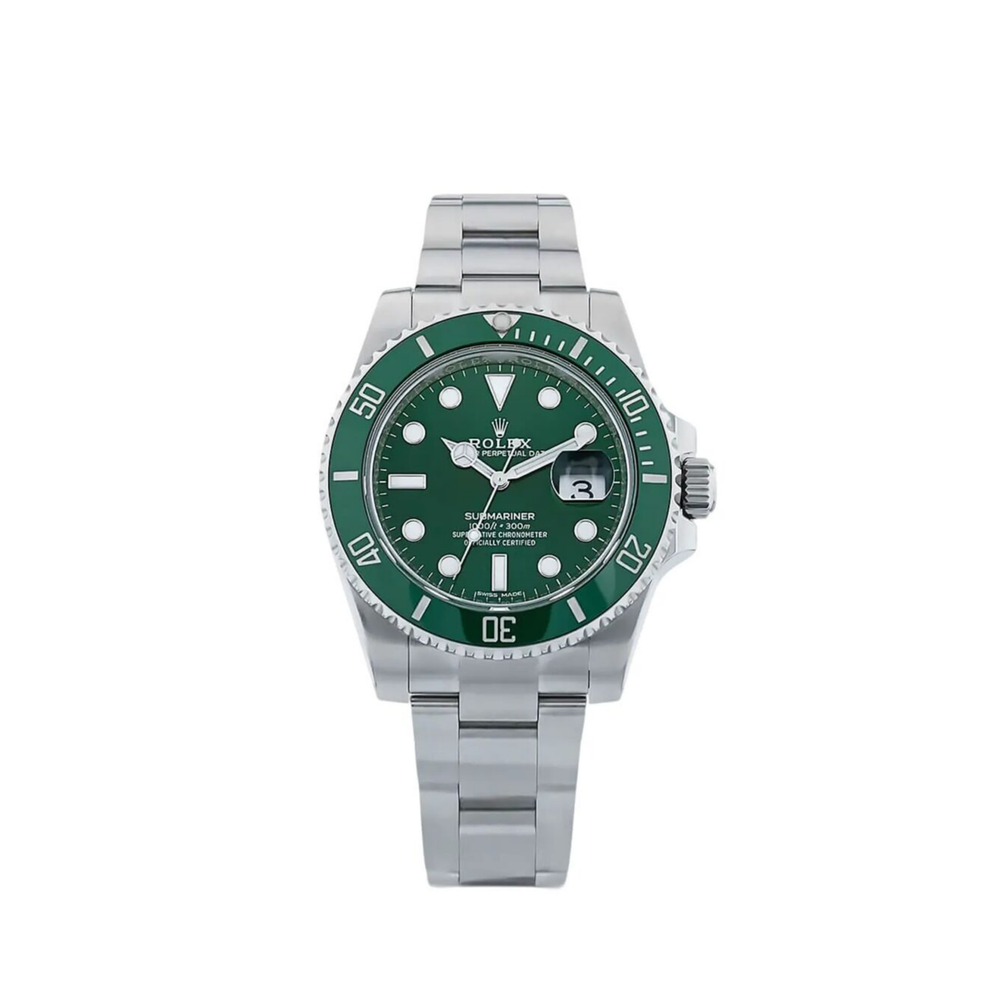 Submariner Stainless Steel “The Hulk” Green Dial Cerachrom Bezel, Ref#116610LV, 41mm