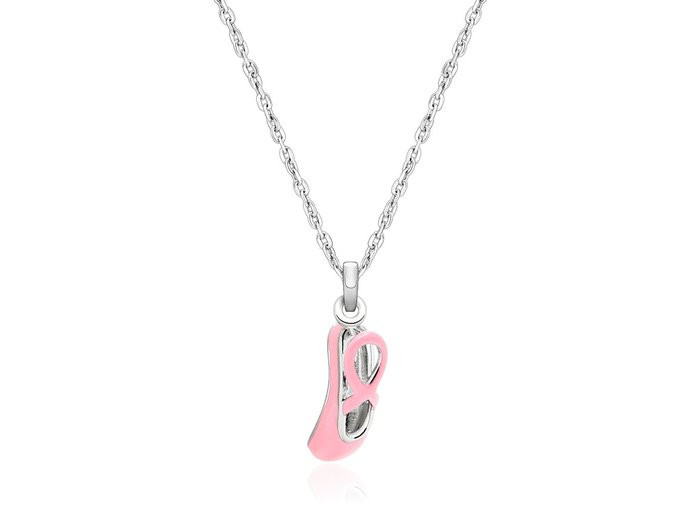 Little Ballerina, Children’s Ballet Shoe Necklace for Girls – Sterling Silver