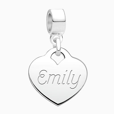 February Birthstone – Amethyst, Sterling Silver and Swarovski® Colored Crystal – Children’s Adoré™ Dangle Charm