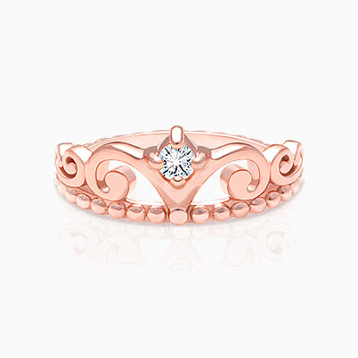 Classic Baby/Children’s, 4.5-5.0″, Engraved ID Bracelet for Girls – 14K Rose Gold