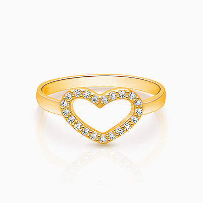 Heart Signet, Size 5, Engraved Teen’s Ring (FREE Personalization) – 14K Gold