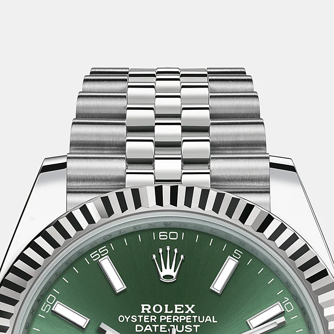 Datejust 41mm, Oystersteel and 18k White Gold, Ref# 126334-0028