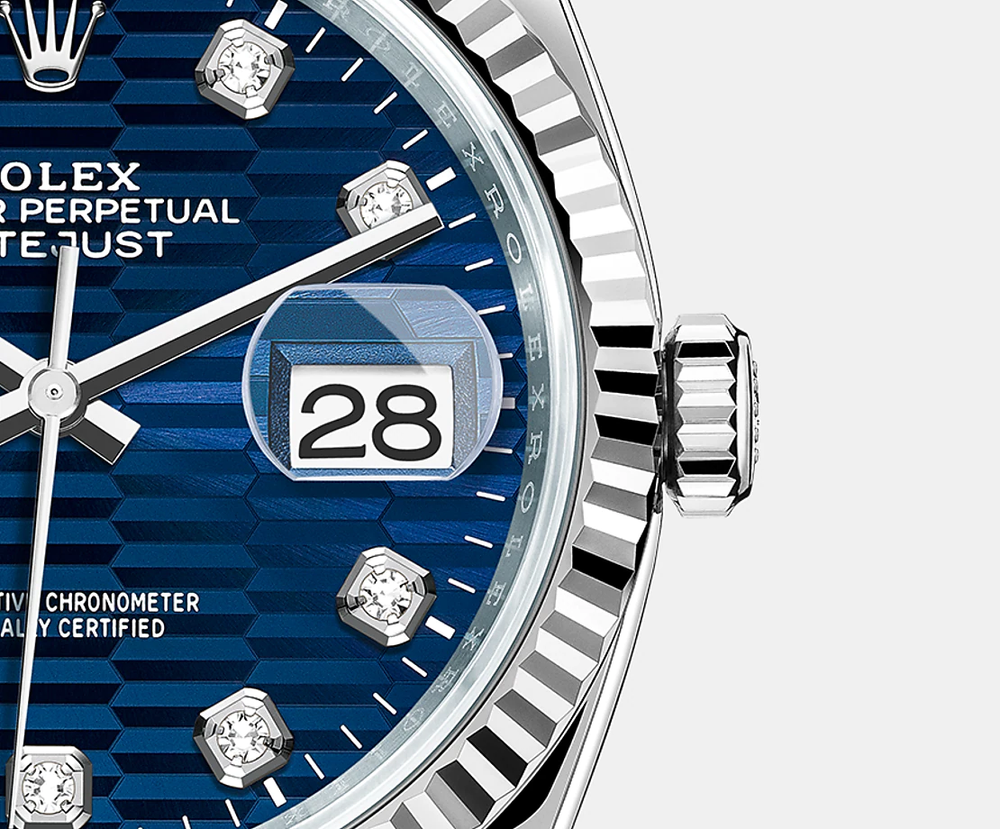 Datejust 36mm, Oystersteel and 18k White Gold, Ref# 126234-0058
