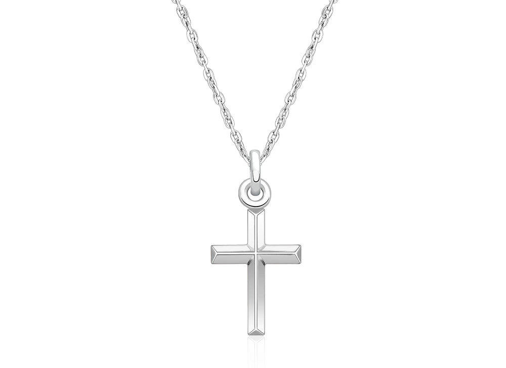 Holy Cross, Children’s Necklace for Girls – Sterling Silver