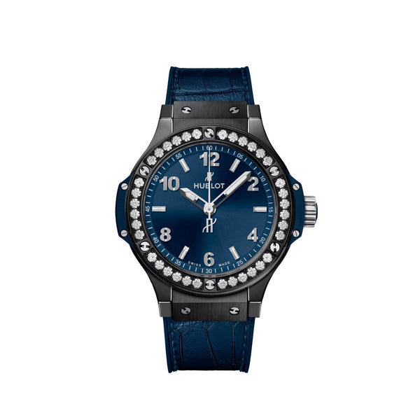 Big Bang, Ceramic Blue Diamonds, 38mm, Ref# 361.CM.7170.LR.1204