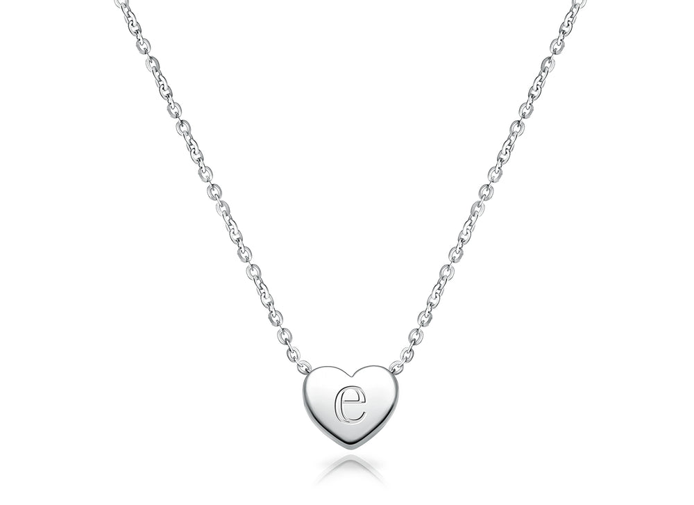Mini Sliding Heart, Engraved Teen’s Necklace for Girls (FREE Personalization) – Sterling Silver