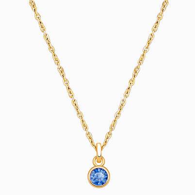 Birthstone Crystal, Baby/Children’s Beaded Bracelet for Boys (All 12 Birthstones Avail) – 14K Gold