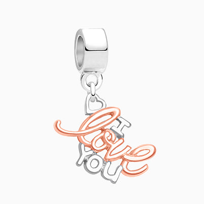 Just For You, Sterling Silver and Pink Enamel Present – Children’s Adoré™ Charm