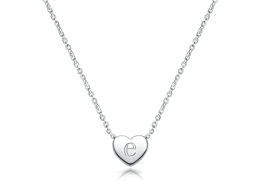 Mini Sliding Heart, Engraved Children’s Necklace for Girls (FREE Personalization) – Sterling Silver
