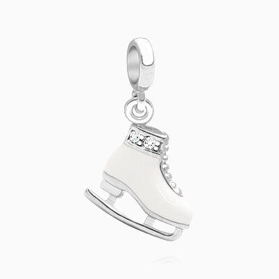 Baby Steps, Sterling Silver Baby Shoe with CZ’s – Children’s Adoré™ Dangle Charm