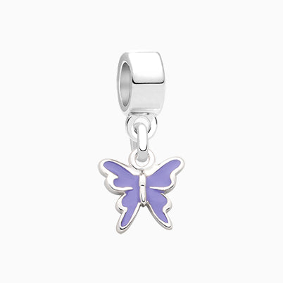 I Believe in Magic, Sterling Silver and Patronum Purple Murano Glass (Hand Made in Italy) – Children’s Adoré™ Charm