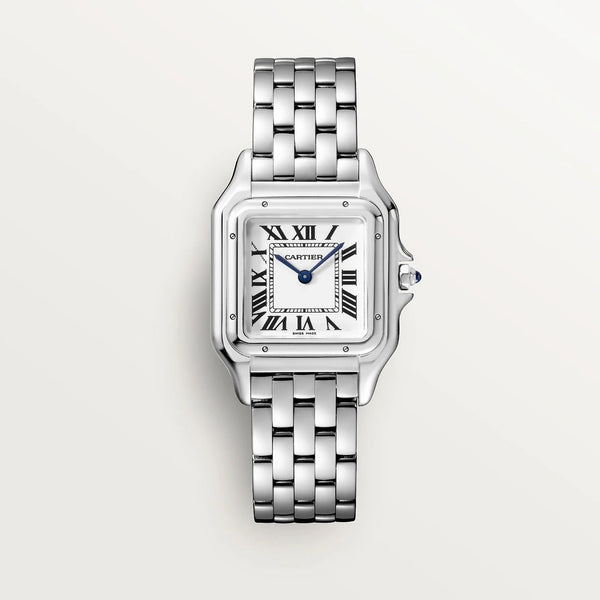 Unworn Panthère Medium, Stainless Steel, 27mm x 37mm, Ref# WSPN0015, box and papers