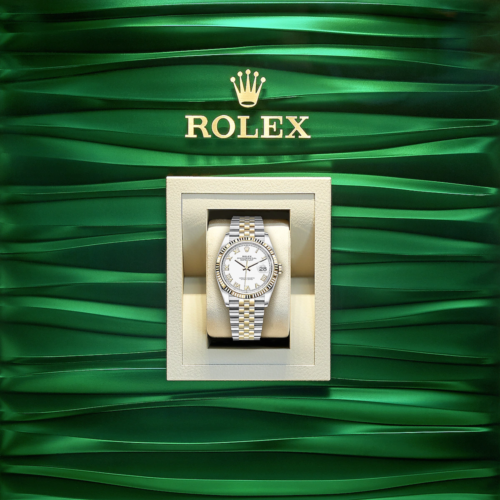 Datejust 36, 18k Yellow Gold and Stainless Steel, 36mm, Ref# 126233-0029