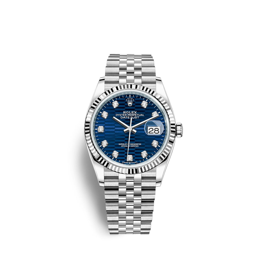Datejust 36mm, Oystersteel and 18k White Gold, Ref# 126234-0057