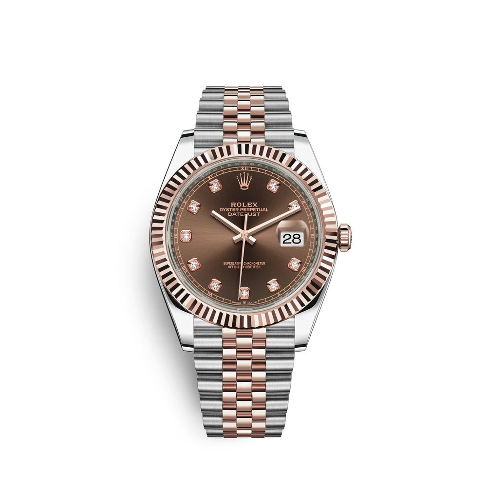 Datejust 41, 18k Everose Gold and Stainless Steel, 41mm, Ref# 126331-0004
