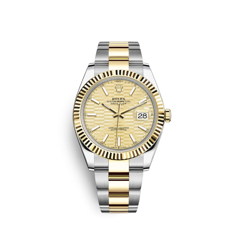 Datejust 41mm, Oystersteel and 18k Yellow Gold, Ref# 126333-0021