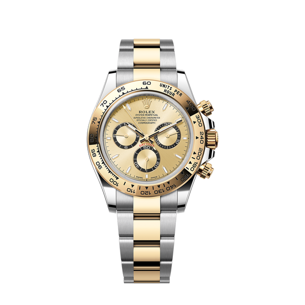 Cosmograph Daytona 40mm, Oystersteel and 18k Yellow Gold, Ref# 126503-0004