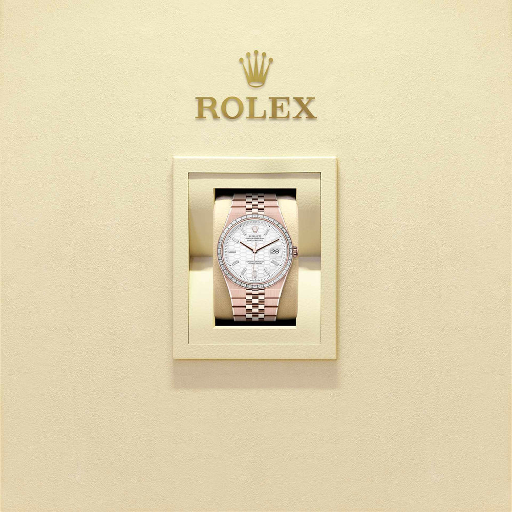 Land-Dweller 40mm Oyster Everose Gold & Diamonds M127385TBR-0003
