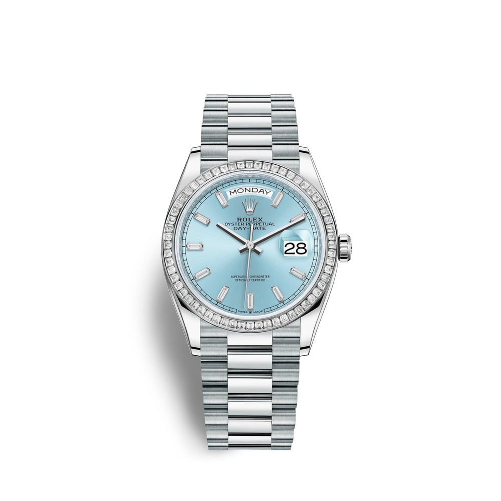 Day-Date 36mm, Platinum, Ref# 128396tbr-0003