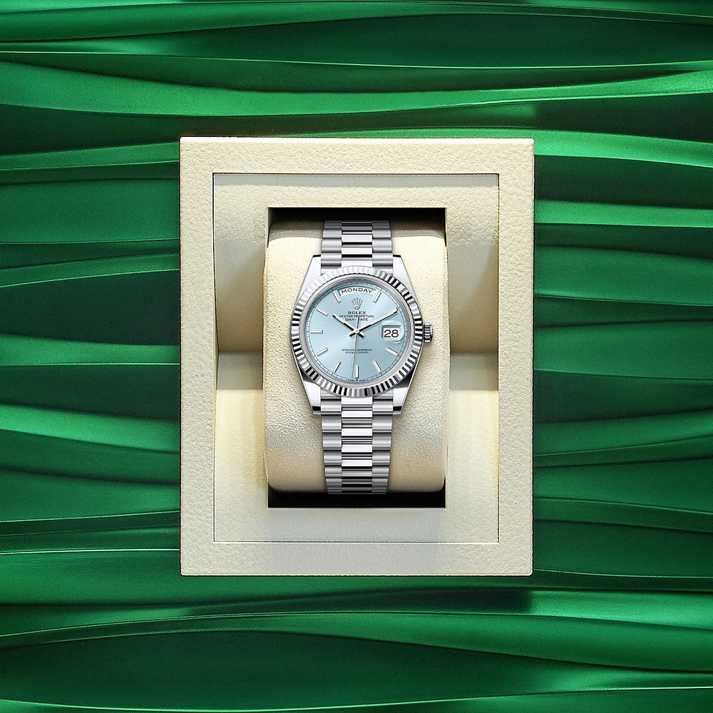 Day-Date 40, Platinum, 40mm, Ref# 228236-0018