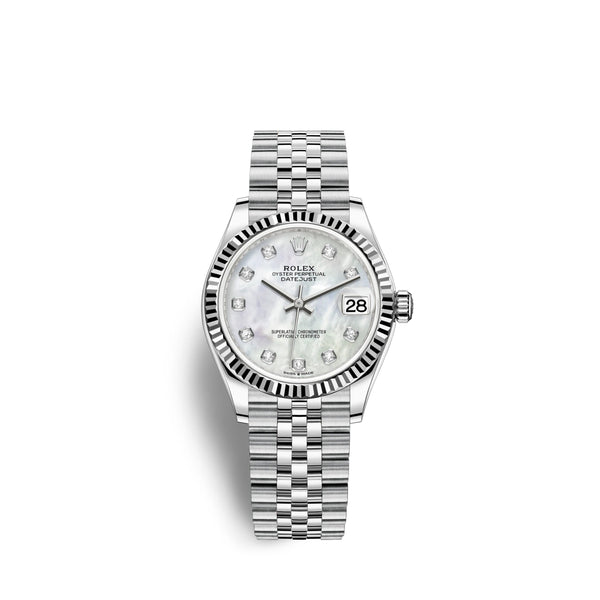 Datejust 31, Oystersteel and 18k White Gold, Ref# 278274-0006