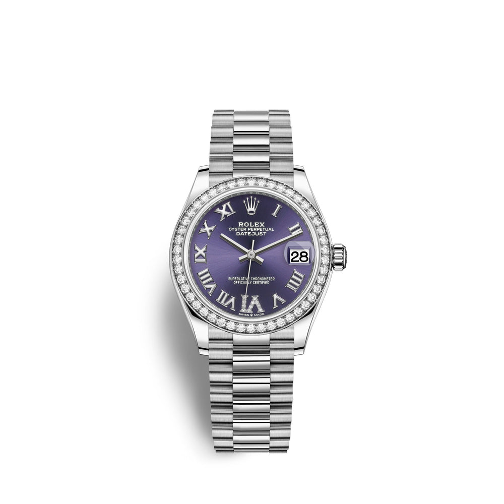 Datejust 31, 18kt White Gold, Ref# 278289RBR-0019