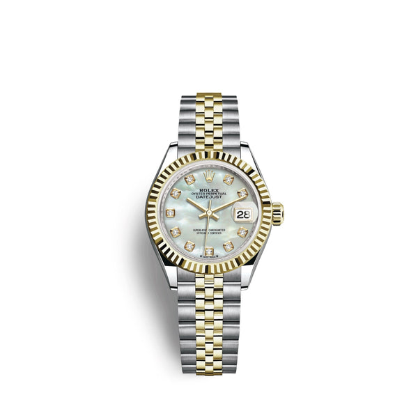 Lady-Datejust 28, Oystersteel and 18k Yellow Gold, Ref# 279173-0013