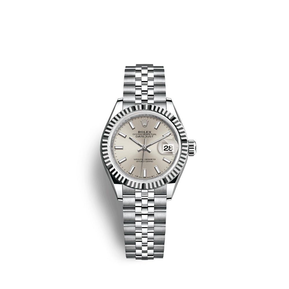 Lady-Datejust 28, Oystersteel and 18k White Gold, Ref# 279174-0005