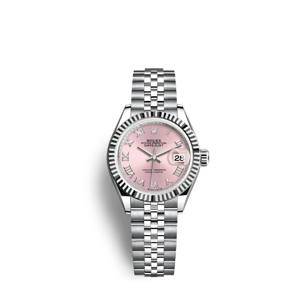 Lady-Datejust 28, Oystersteel and 18k White Gold, Ref# 279174-0017