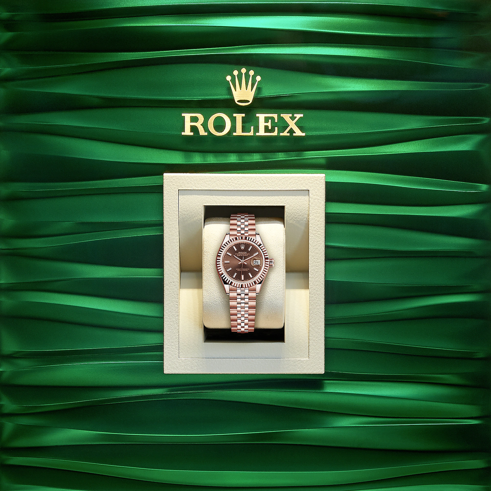 Lady-Datejust 28, 18k Everose Gold, Ref# 279175-0008