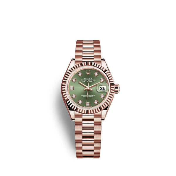 Lady-Datejust 28, 18k Everose Gold, Ref# 279175-0009