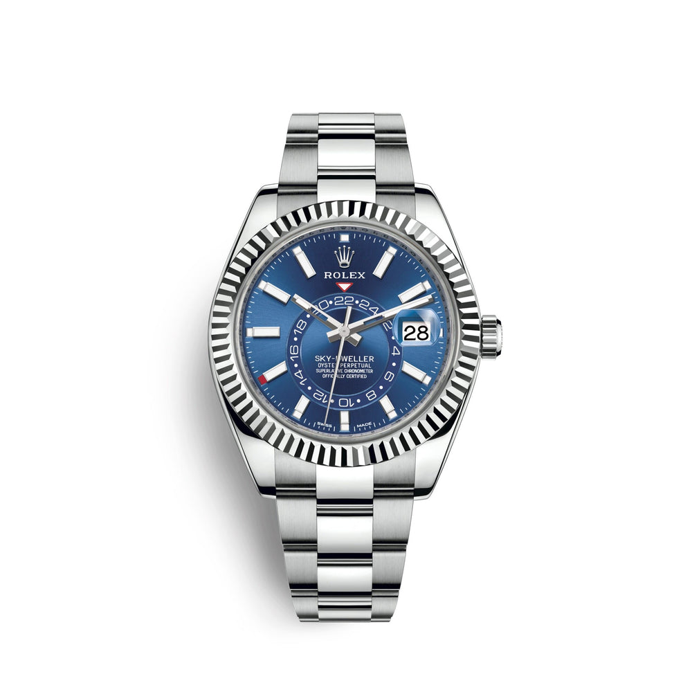 Sky-Dweller 42mm, Oystersteel and 18k White Gold, Ref# 326934-0003