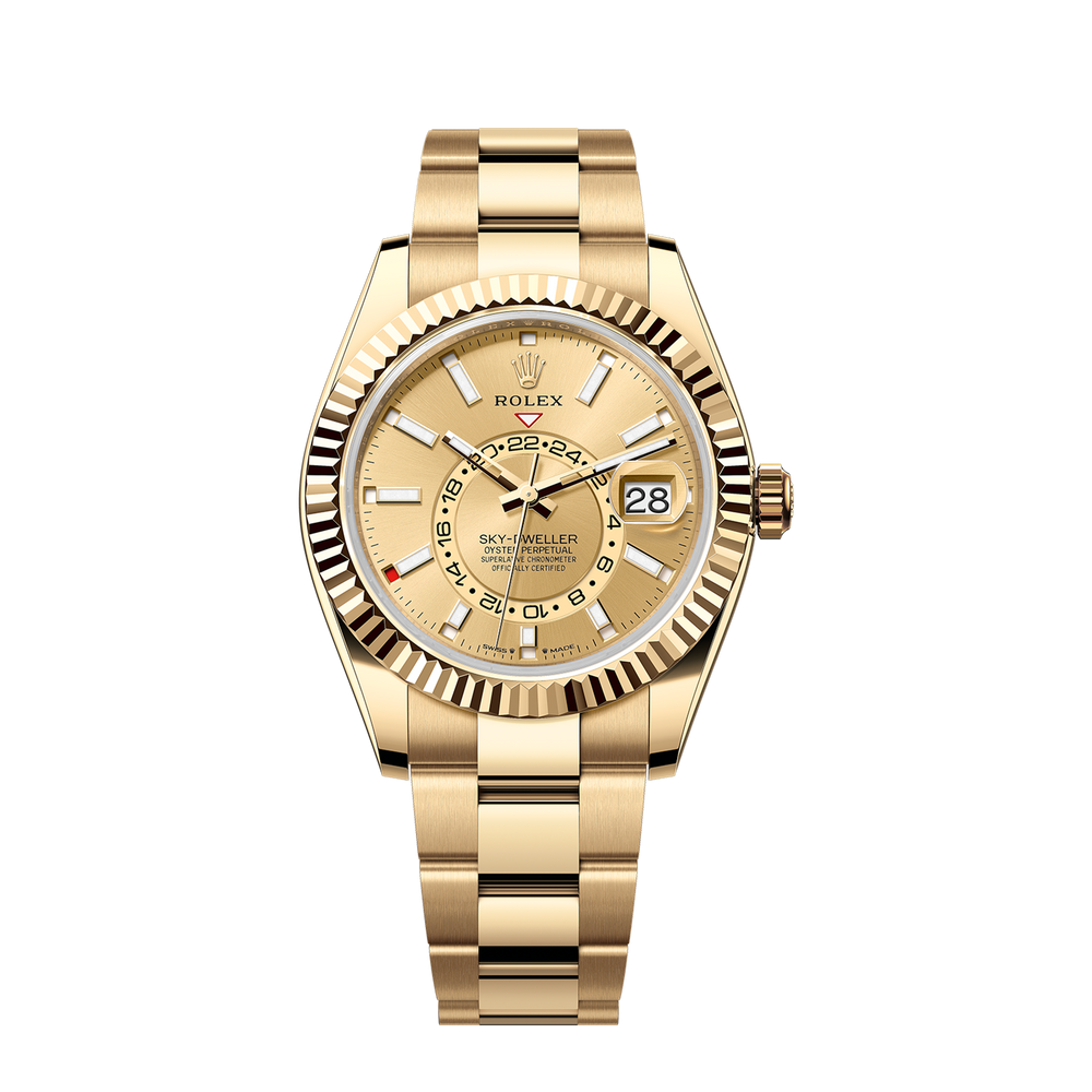 Sky-Dweller, 42mm, 18k Yellow Gold, Ref# 336938-0001