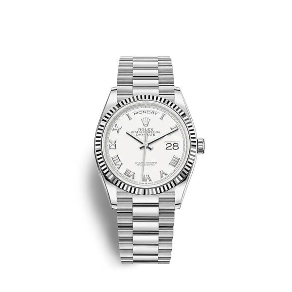 Day-Date 36 White gold Ref# 128239-0038