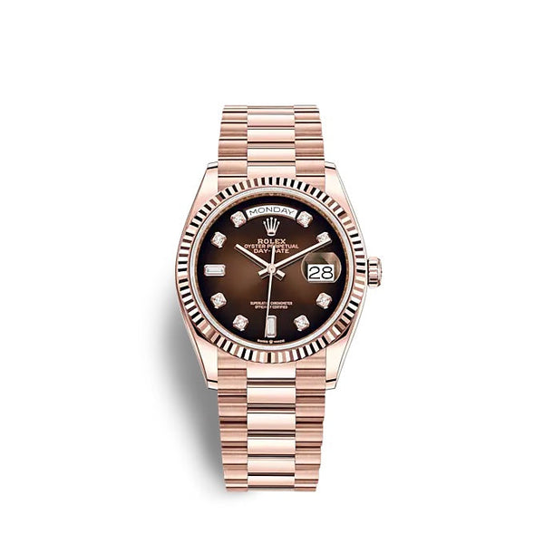 Day-Date 36 Everose gold Ref# 128235-0037