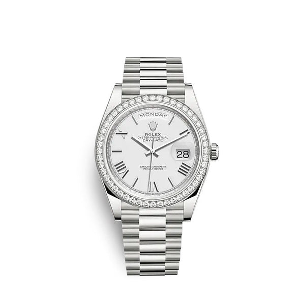 Day-Date 40 White gold Ref# 228349RBR-0039