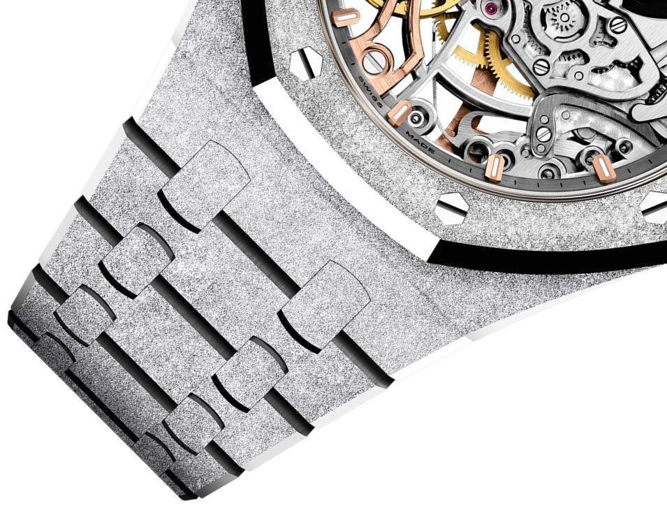 Royal Oak DOUBLE BALANCE WHEEL OPENWORKED Ref# 15466BC.GG.1259BC.01